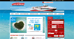 Desktop Screenshot of express-des-iles.com