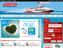 Tablet Screenshot of express-des-iles.com